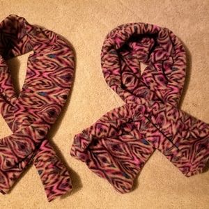 Multi Colored Comfy Winter Scarf Set